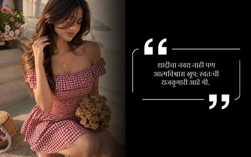 Romantic Modern Marathi Ukhane for Female