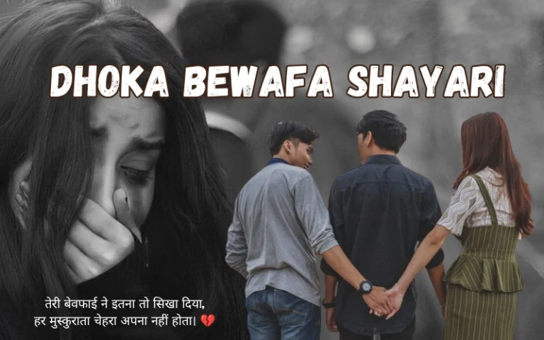 Dhoka Bewafa Shayari