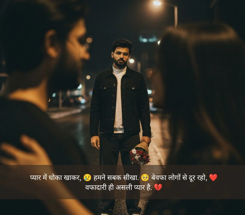 Dhoka Bewafa Shayari On Life