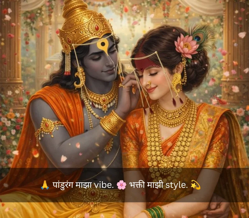 Vitthal Rukmini Quotes In Marathi For Couple