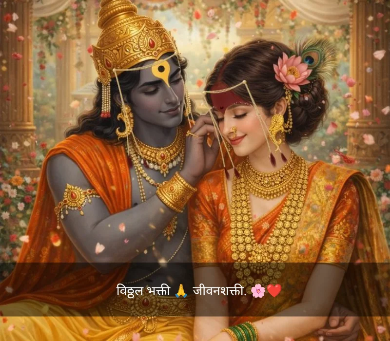 Vitthal Rukmini Quotes In Marathi Love