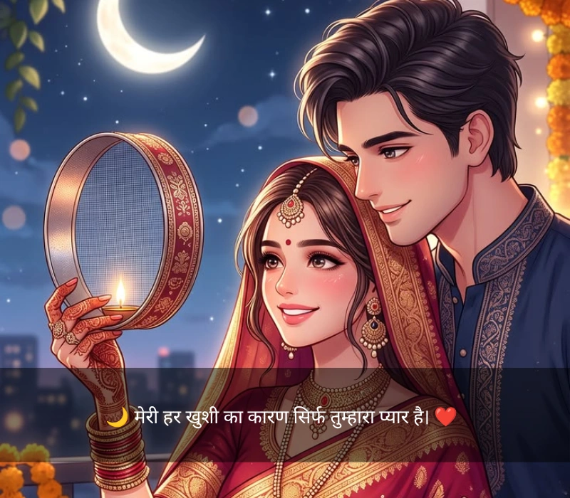 Karwa Chauth Quotes In Hindi Short